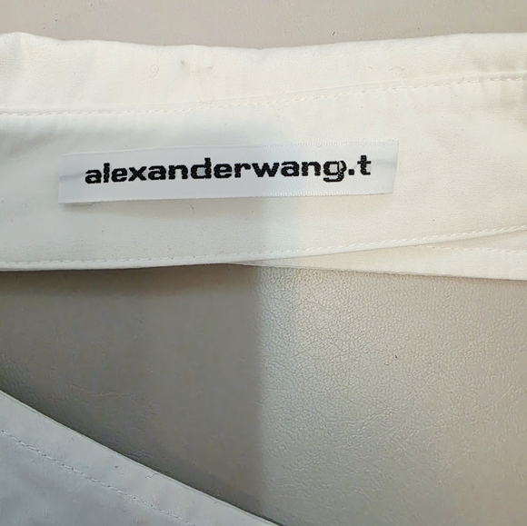 T by Alexander Wang White Shirt Dress - Picture 10 of 11
